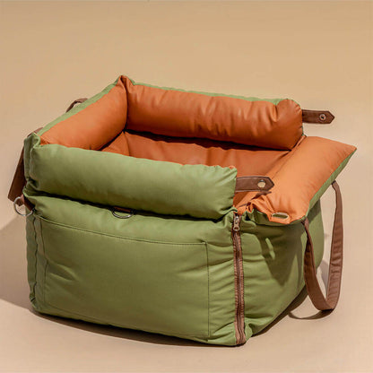 Deluxe Bil Hundekurv I Flere Farver
